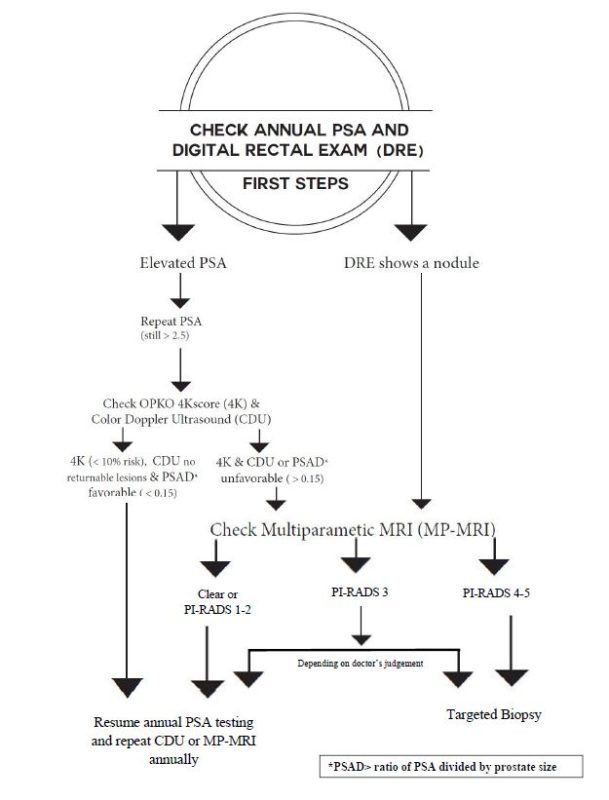 PSA Screening Flowchart – PROSTATE ONCOLOGY SPECIALISTS